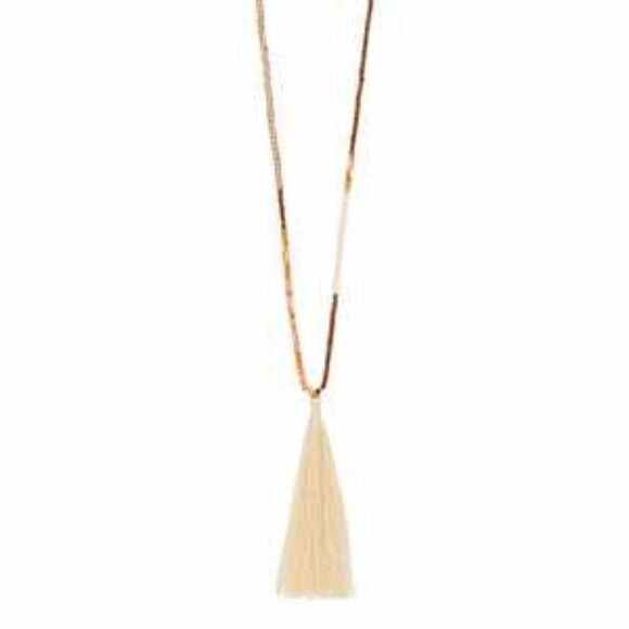 India Hicks Wild Grass Tassel necklace - New - Picture 1 of 3